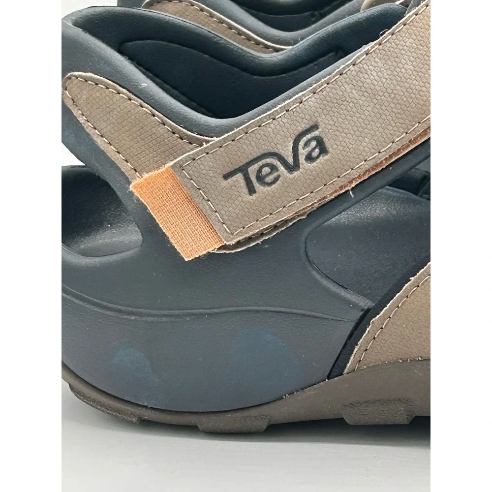 Teva Omnium 2 Men Sz 12 Hiking Sandals Turkish Coffee Brown Closed Toe 1118941